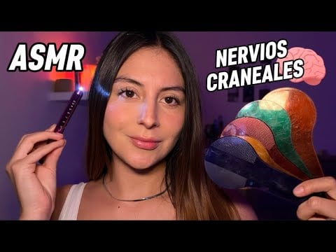 ASMR ROLEPLAY / EXAMEN DE NERVIOS CRANEALES 🧠 SUPER RELAJANTE 💤