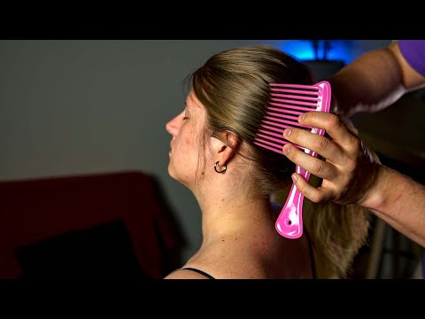 Addictive ASMR: Scalp & Nape Scratch with Enchanting Hair Play Sounds! (No Talking)