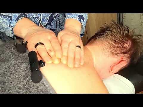 Asmr for relax Neck Massage and Head chilling 