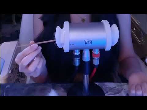 Sleepy ASMR with Feather, Powder Puff & Gloves — Deep Relaxation Triggers / 1Hr (No Talking)