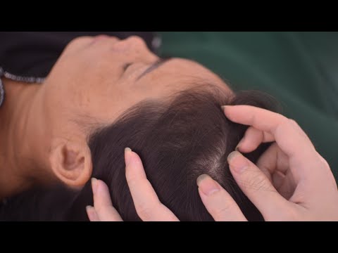 ASMR Scalp Check & Nape Exam, Hair Tingles For Relieve Stress, Anxiety ( No Talking )