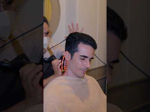 ASMR: Thai-Ayurvedic Hair Care, Head Massage and Ice Bath #shorts