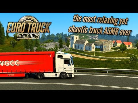 ASMR | I am a relaxing disaster 🙃 An American failing at Euro Truck Simulator 🚦 Soft spoken