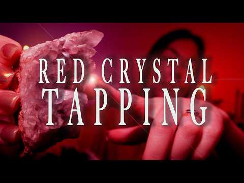 Red Crystal Tapping | Body | Vitality | Regeneration | ASMR | Pretty Much No Talking