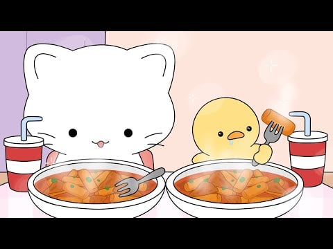 Tteokbokki Mukbang | ASMR animation