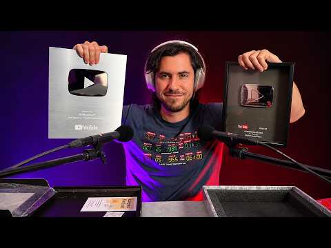 ASMR mes deux trophées YOUTUBE