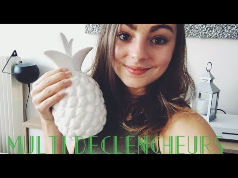 ASMR FRANCAIS ♡ Multi Déclencheurs ♡ (Tapping, Scrashing, Visuel)