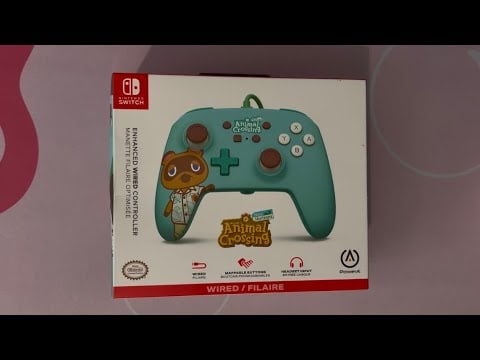 ASMR Tapping On An Animal Crossing Switch Controller Box | No Talking