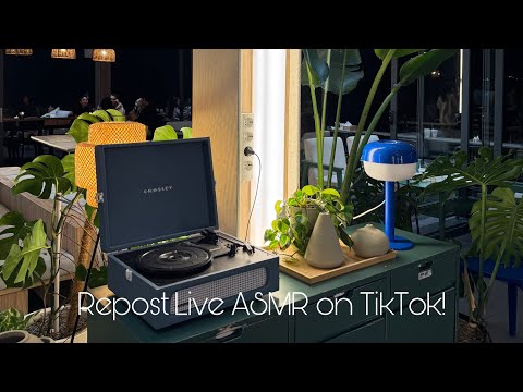 Repost Live ASMR on TikTok!🧚🏻🍃