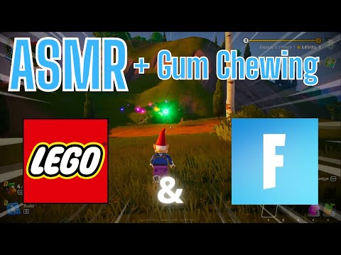 🎮ASMR LEGO FORTNITE - Lego Minecraft? // Gum Chewing - Mouth Sounds - Whispering💤