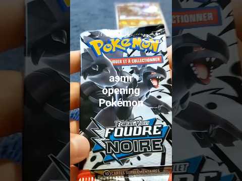 asmr opening booster foudre noire