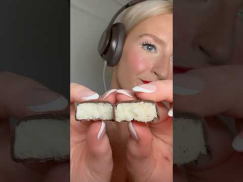 Sticky candy bar 🍫 #asmr #visualtingle #shorts #relax #triggersforsleep #candy #coconut #unreal