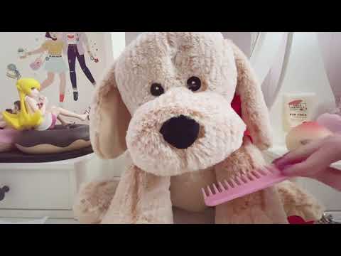 lofi asmr bushing/combing teddy
