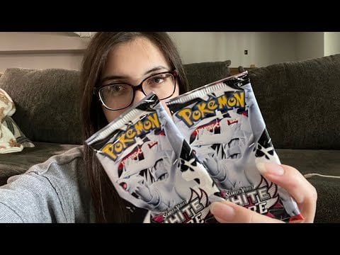 ASMR Pokemon Card Opening: White Flare