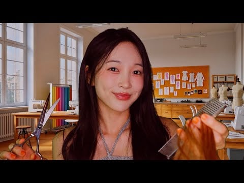 ASMR 재수없는🤪 예비미용사가 질문을 멈추질 않아요... 선넘는 스몰토크 롤플레이 ( 분무기 소리, 가위 소리, 머리 빗는 소리, 껌 씹는 소리, 헤어 asmr )
