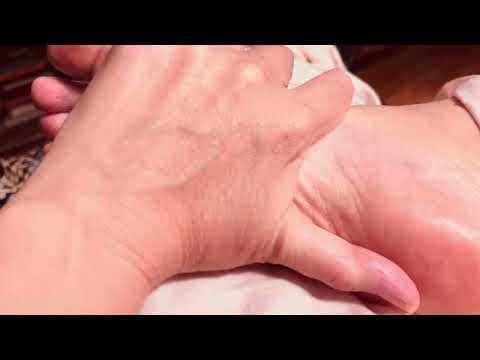 ASMR foot massage