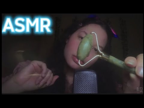 ASMR: MASSAGEM FACIAL RELAXANTE NO SEU ROSTINHO 💤