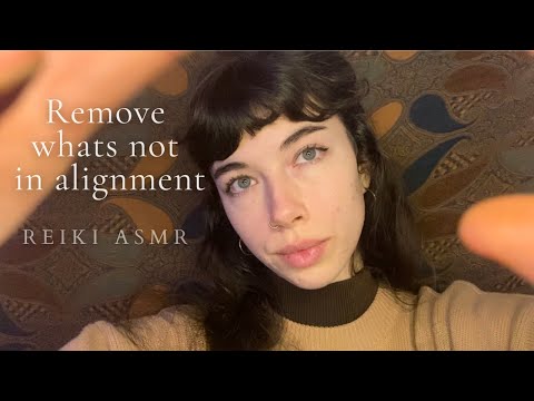 Reiki ASMR ~ Plucking Negativity | Low Vibration Energy Removal | Calming | Detox | Energy Healing