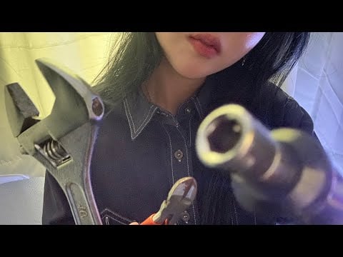 ASMR(Sub) 팅글 로봇 귀 수리🛠️🤖 롤플레이  | 거의 노토킹 Tingle Robot Ear Repair