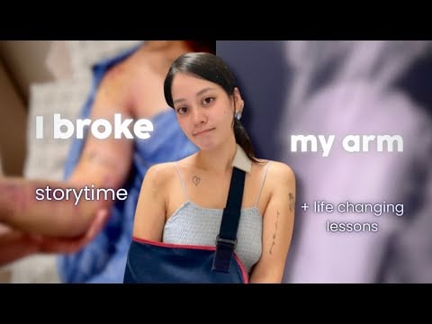 ASMR I Broke My Arm | Storytime + 5 Life-Changing Lessons