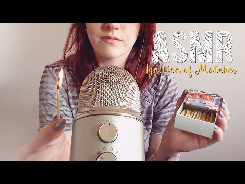 ASMR Français ~ Ignition of Matches / Allumettes *