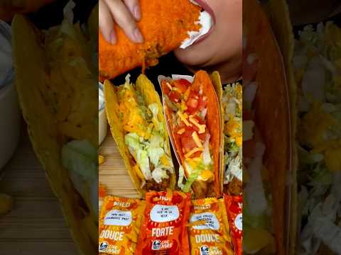 Taco Bell Cheesy Taco Fail? #asmr #tacos #tacobell #foodie #mukbang