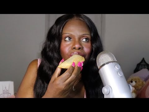 Churches Chicken Fried Apple Pie ASMR Eating Sounds