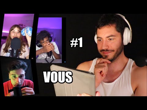 ASMR, c'est VOUS qui relaxez les abonnés (REACT) #1
