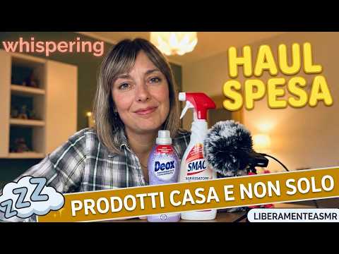 ASMR ITA Whispering Haul ✨Prodotti casa e tanti triggers ✨