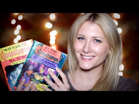 Time Travel Tingles: Goosebumps Books (Binaural ASMR, Soft Spoken, Tapping, Reading, Page Turning)