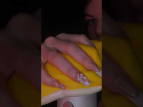 ASMR Sticky Squishy Toast 🍞 (on the mic)  #asmr