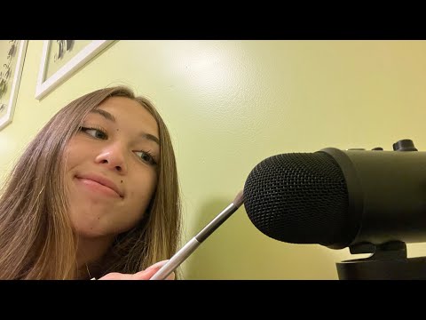 Mic and camera brushing ASMR