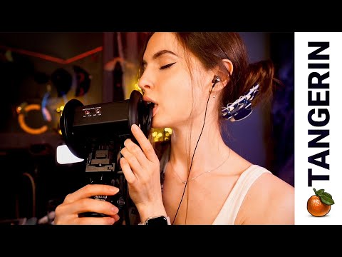 ASMR Ear Biting / Mouth Sounds / Ear Massage | Tangerin