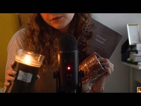 ASMR Lofi Cozy October Trigger Tingles Assortment 🍂🎃👻 no talking / repeats with crackling @ end