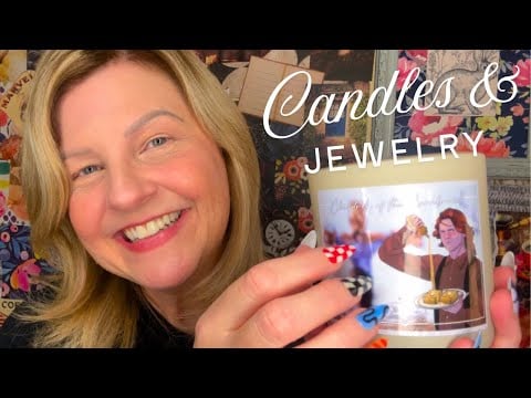 ASMR | Showing You My New Candles by @BESTLIFEBYBROOKEASMR and Wonderful Jewelry 😍✨⭐