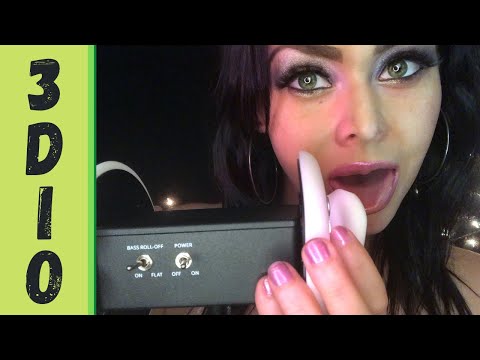 ASMR | 3DIO EAR NIBBLES MIC TESTING | Binaural Intense Mouth Sounds