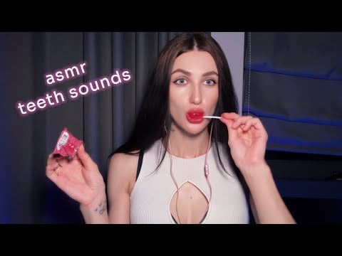 SMR Lollipop & Teeth Sounds 🍭 Crunchy Sticky Triggers for Sleep & Tingles