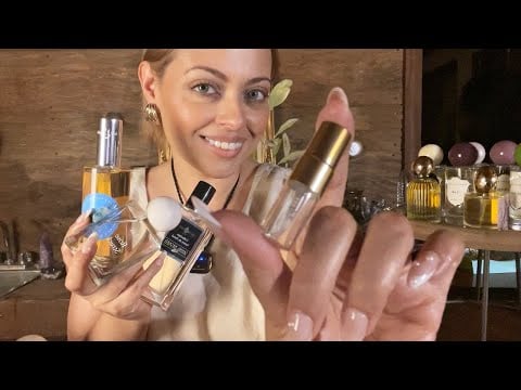 ASMR| Perfume Collection Decanting for @Angelonmyshoulder & Unboxing - Relaxing Sounds (SOFT SPOKEN)