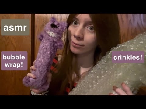 asmr with crinkly triggers! 🫧 (lofi)