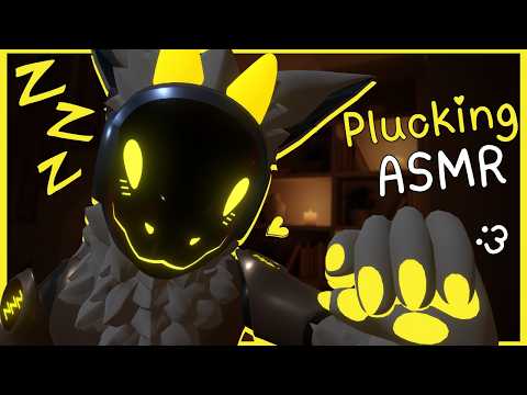 [Furry ASMR] Sleepy protogen plucks your negative thoughts for sleep :3 [Sleep-aid] [Soft-spoken]