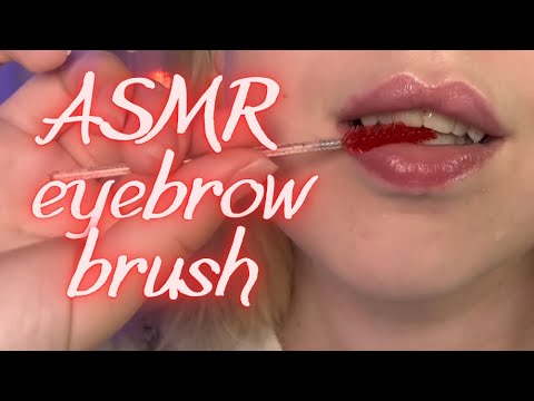 ASMR Eyebrow brush | #asmrminuha #asmr