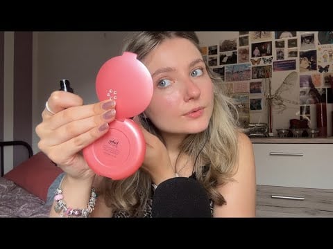 ASMR | doing my makeup in german 💄✨ | clicky whispers for sleep 