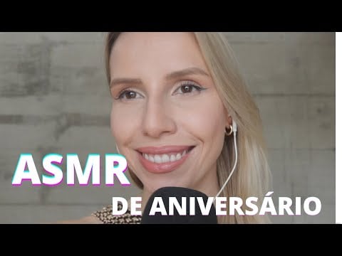 ASMR DE ANIVERSÁRIO -  Bruna Harmel ASMR