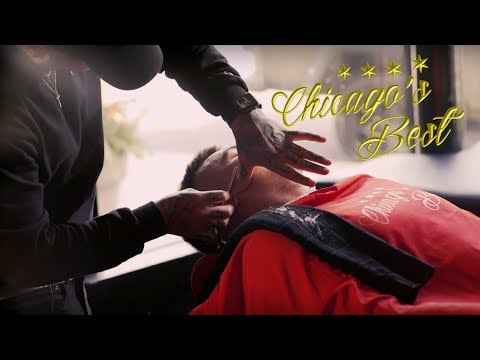 Chicago Wet Shave at Chicago's Best Barbershop [Unintentional ASMR]