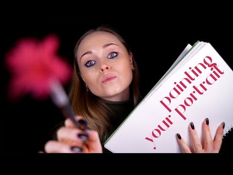 ASMR | Softly painting your portrait (not responsible for the result...)