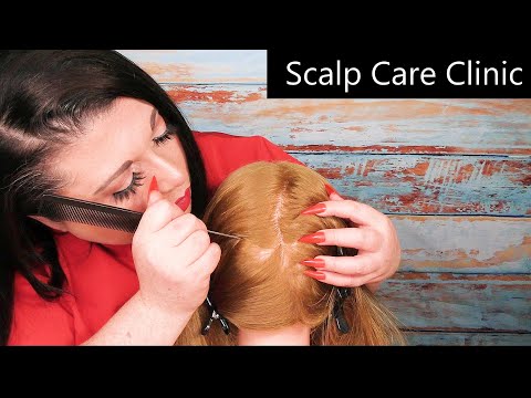 ASMR Scalp Care Clinic Roleplay (Scalp Check and Treatment, Scalp Massage, Whispering) Very Tingly