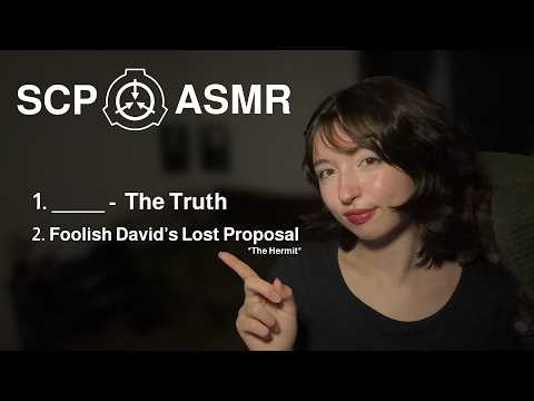 Asmr Scp Reading ☣ + Whispers & Mic Brushing! ☣ 📚