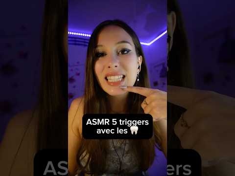 J’ai l’air con mais osef 😬✨ #asmr #asmrteeth #teeth #asmrtriggers #dents #oddlysatisfying
