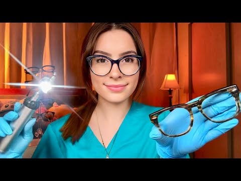 ASMR Examen De La VUE 👓  Roleplay Opthamologue, (Medical Eye Exam en Français)