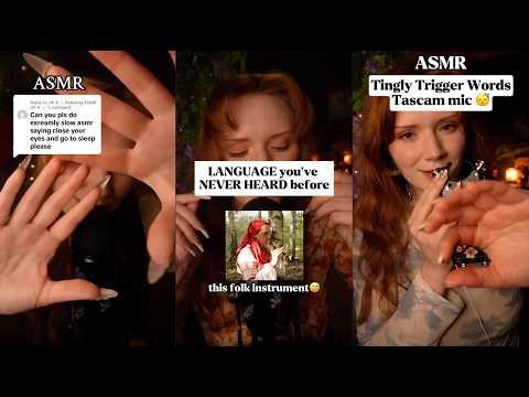 ASMR Crispy Trigger Words TikTok Compilation 😴 Hand movements, Mouth sounds